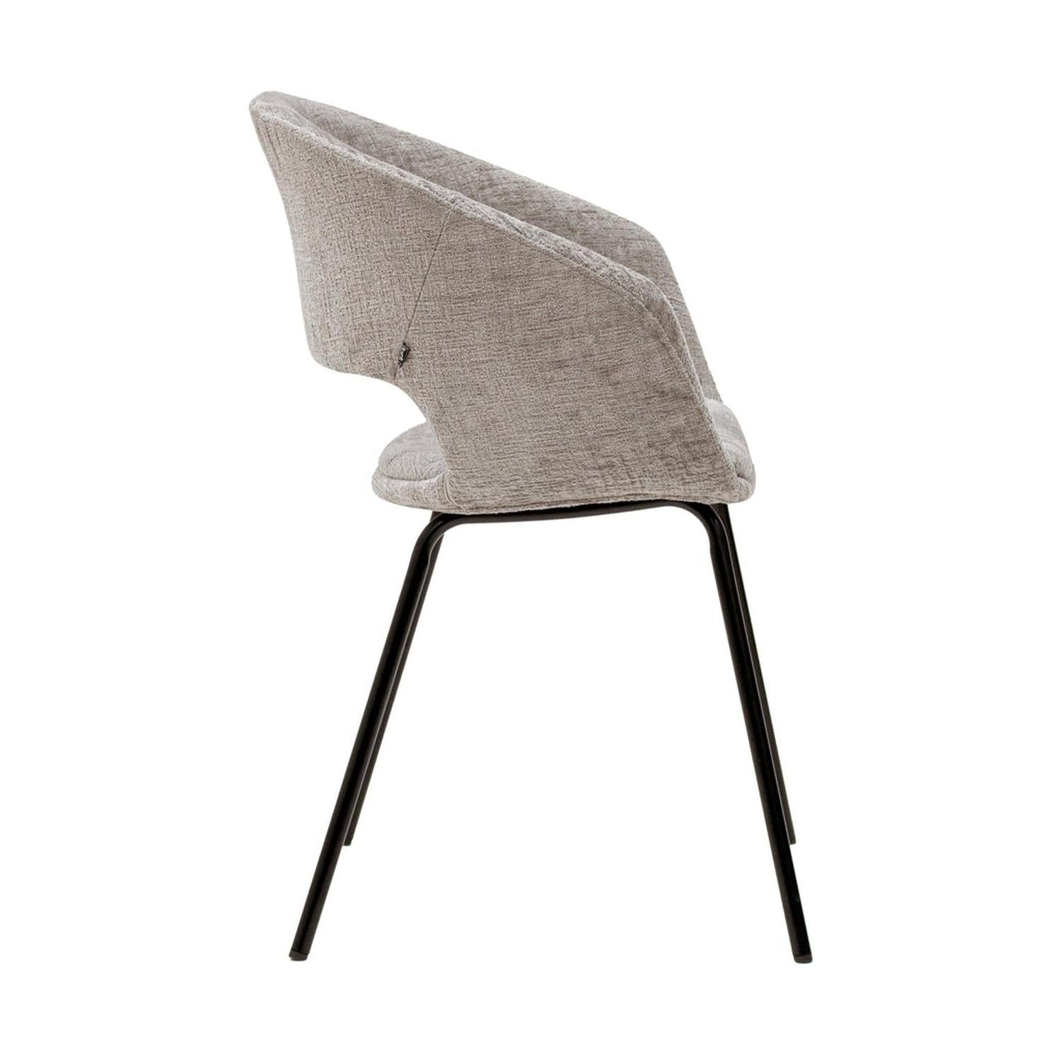 Esszimmerstuhl Mette - Grau-Esszimmerstuhl-Kick Collection-le canapé