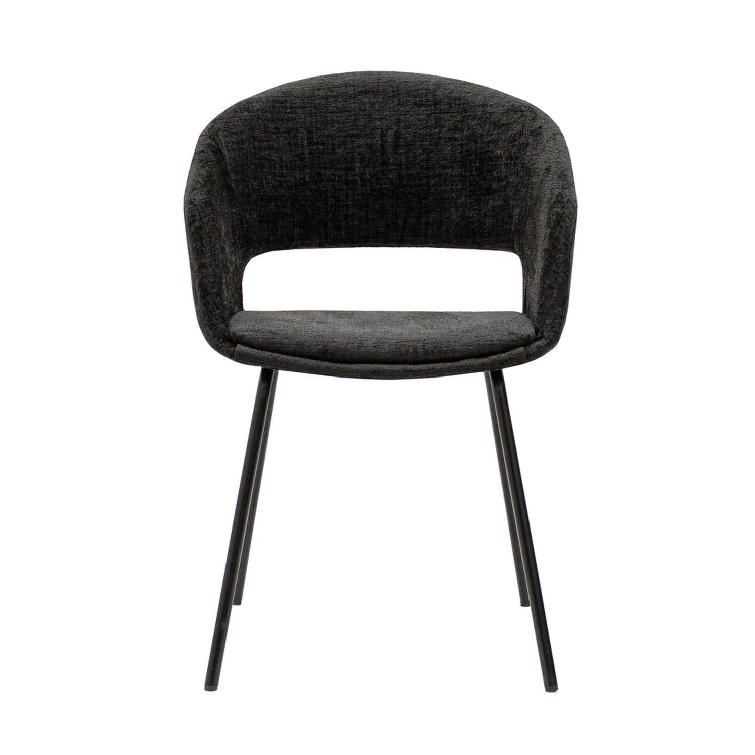 Esszimmerstuhl Mette - Schwarz-Esszimmerstuhl-Kick Collection-le canapé