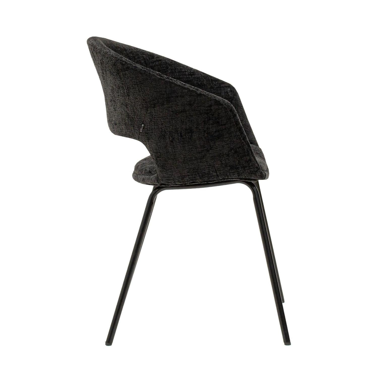 Esszimmerstuhl Mette - Schwarz-Esszimmerstühle-Kick Collection-le canapé