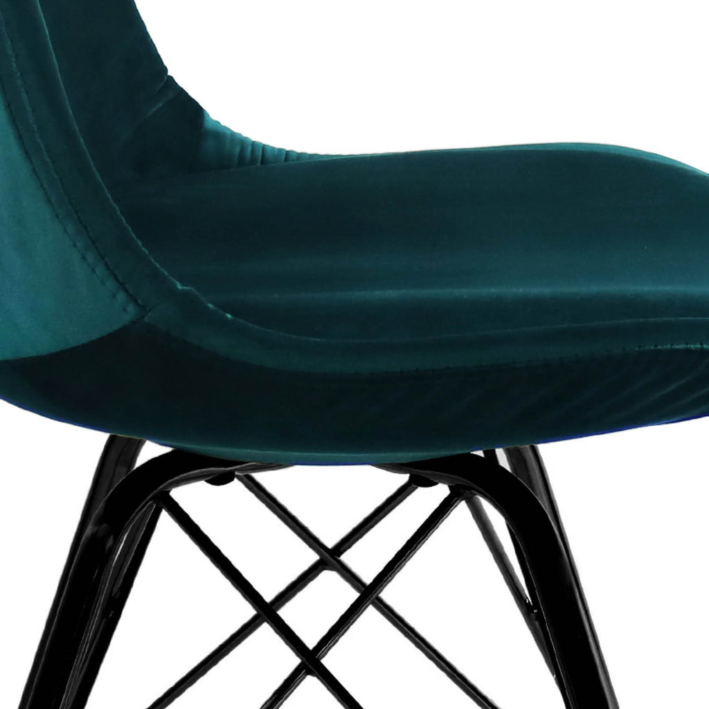 Esszimmerstuhl Velvet - Petrol-Esszimmerstühle-Kick Collection-le canapé