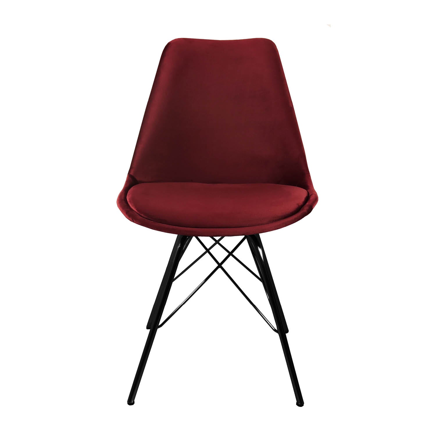Esszimmerstuhl Velvet - Rot-Esszimmerstühle-Kick Collection-le canapé