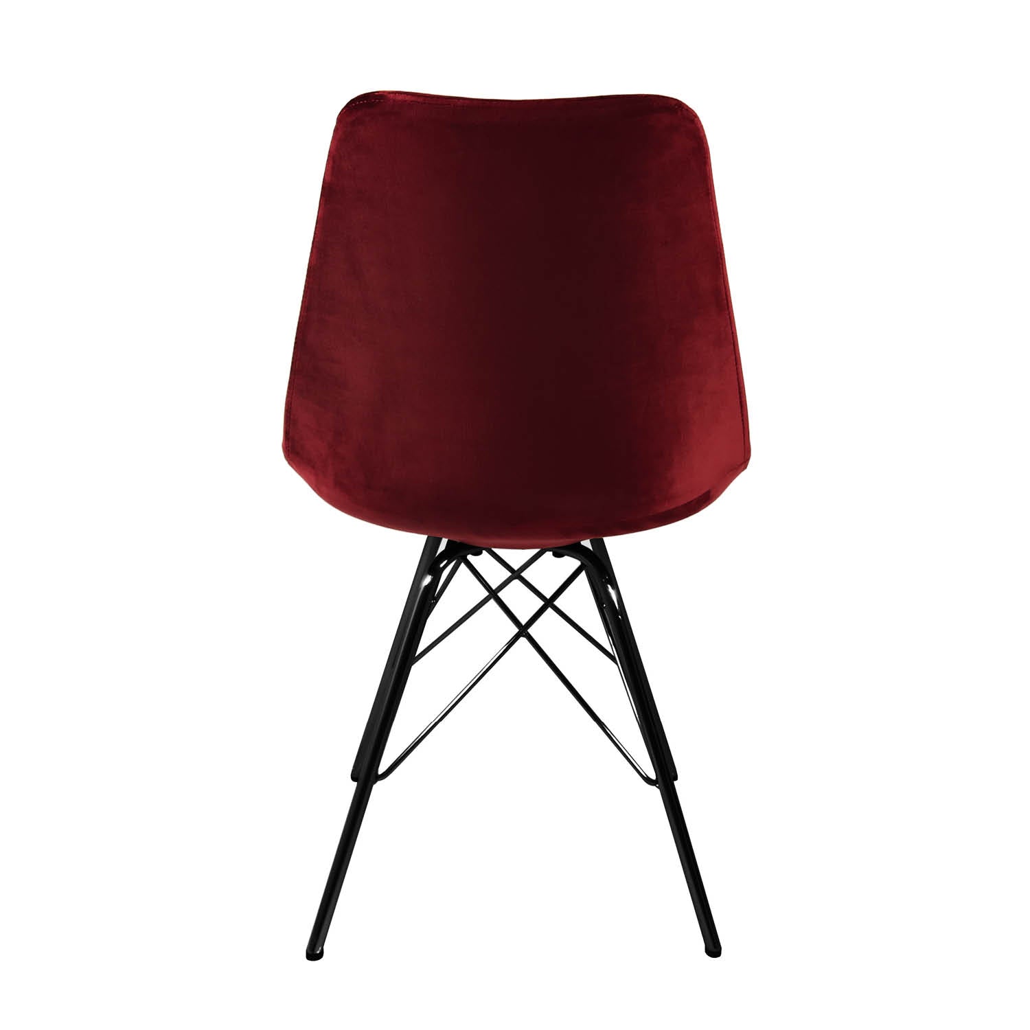 Esszimmerstuhl Velvet - Rot-Esszimmerstühle-Kick Collection-le canapé