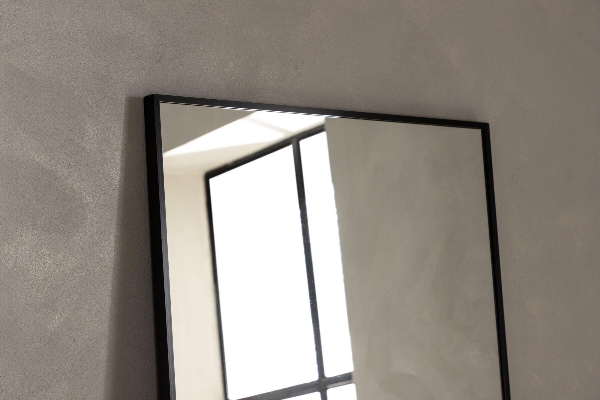 Ganzkörperspiegel Dalton 193cm - Matt Schwarz-Ganzkörperspiegel-Venture Home-le canapé