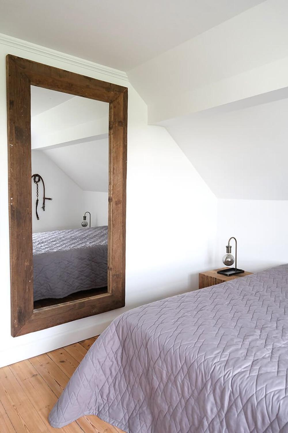 Ganzkörperspiegel Laco 200cm - Holzrahmen-Ganzkörperspiegel-Trademark Living-le canapé