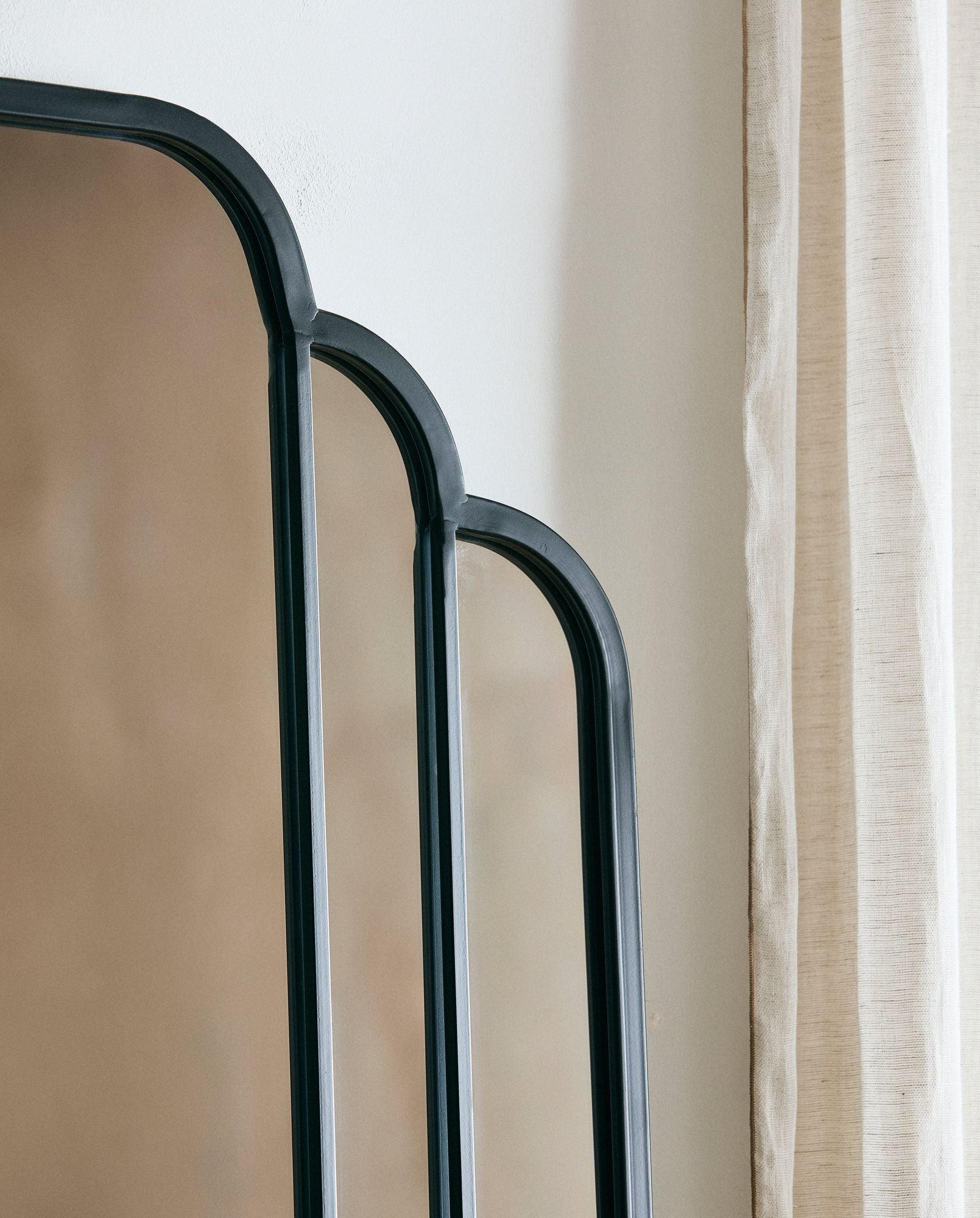 Ganzkörperspiegel SKYLARK 200cm – Schwarz-Ganzkörperspiegel-Nordal A/S-le canapé