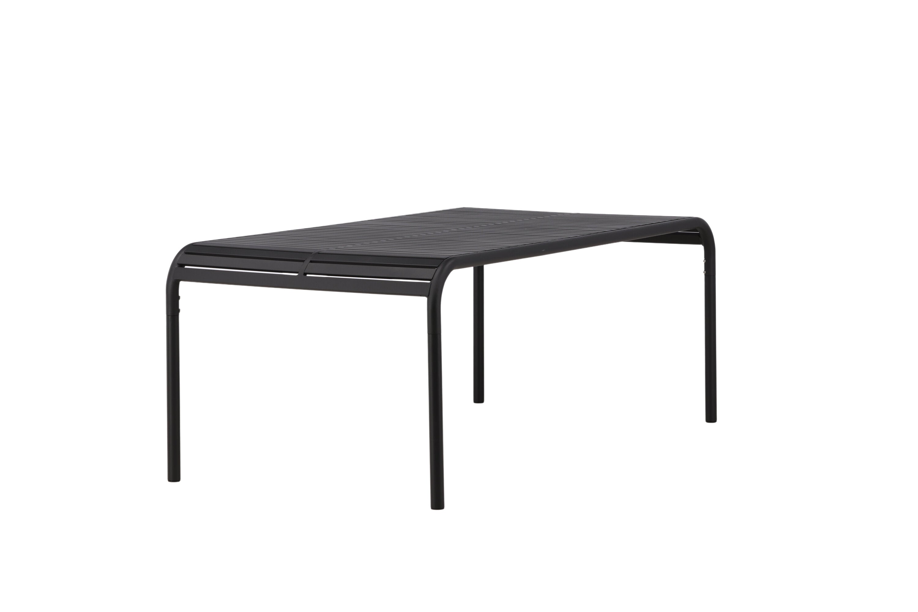 Gartentisch Borneo 200×100cm aus Metall - Schwarz-Esstische Outdoor-Venture Home-le canapé