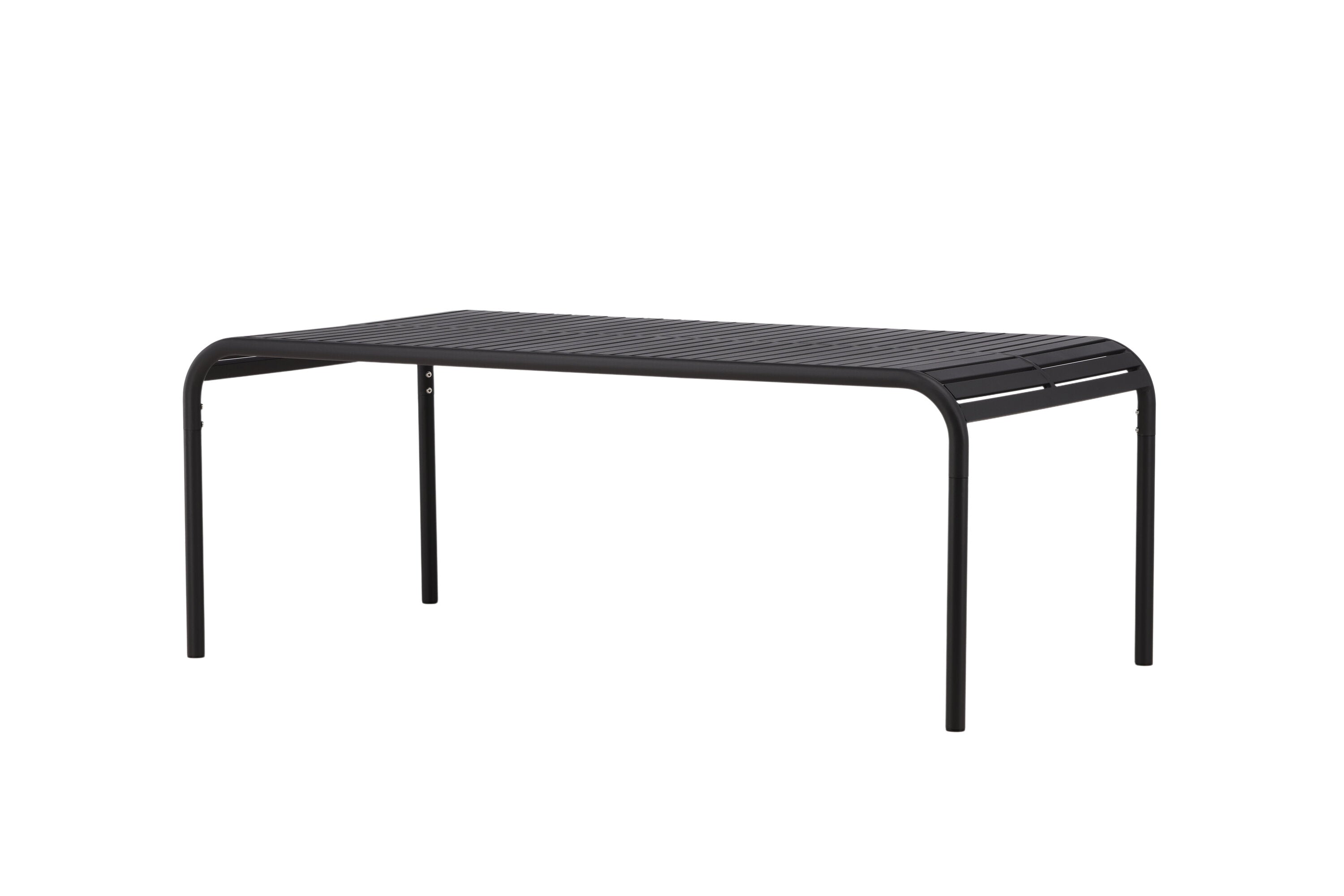 Gartentisch Borneo 200×100cm aus Metall - Schwarz-Esstische Outdoor-Venture Home-le canapé
