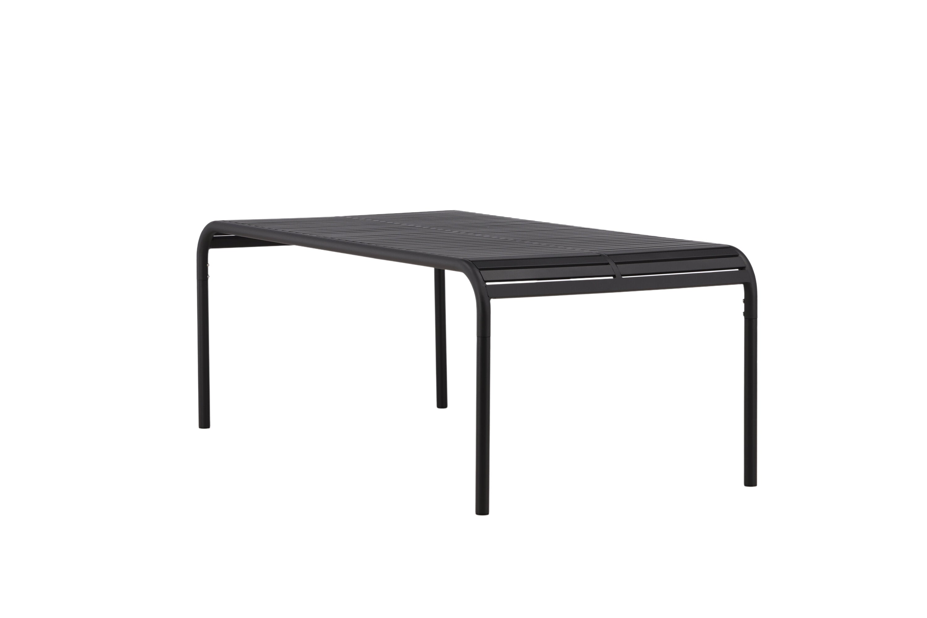 Gartentisch Borneo 200×100cm aus Metall - Schwarz-Esstische Outdoor-Venture Home-le canapé