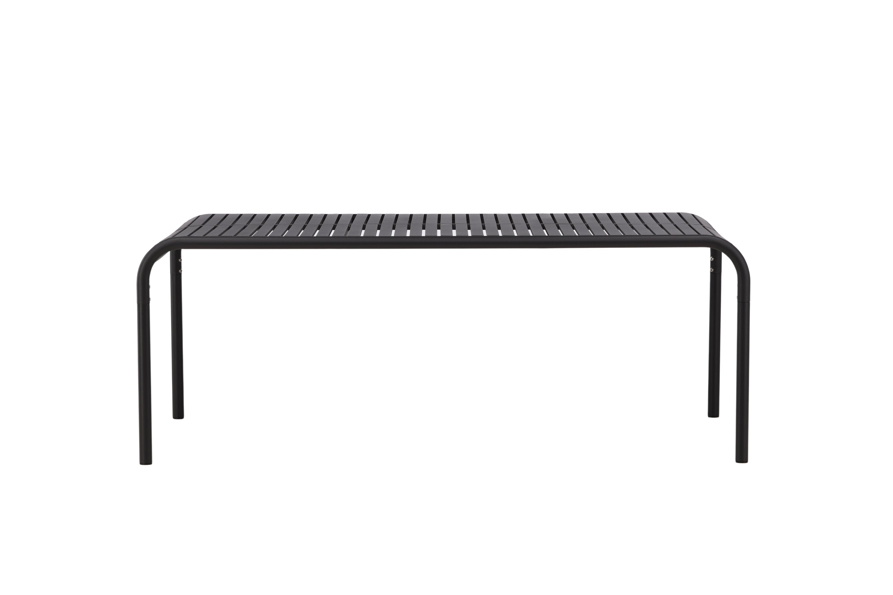 Gartentisch Borneo 200×100cm aus Metall - Schwarz-Esstische Outdoor-Venture Home-le canapé