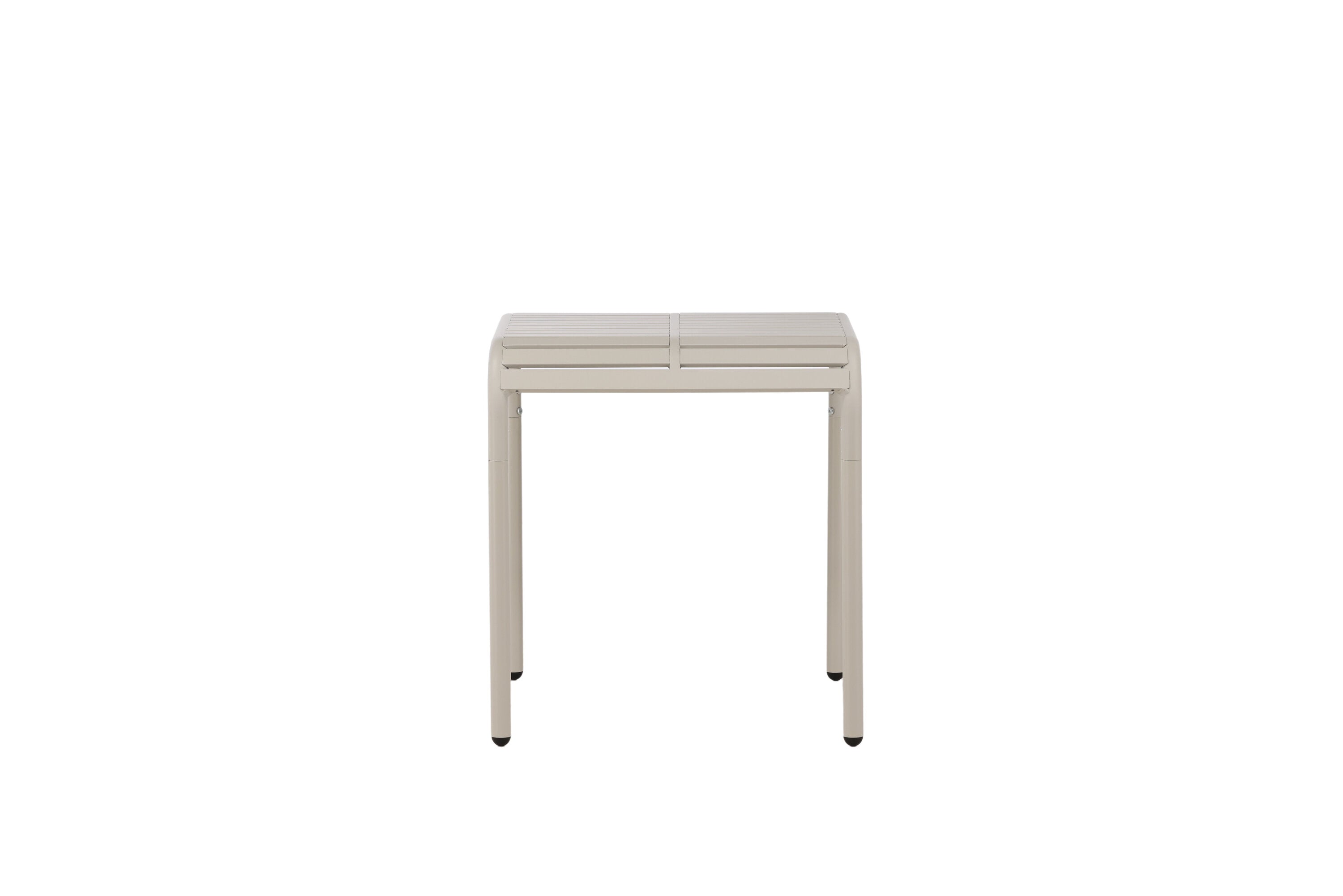Gartentisch Borneo 70x70cm aus Metall - Beige-Esstische Outdoor-Venture Home-le canapé