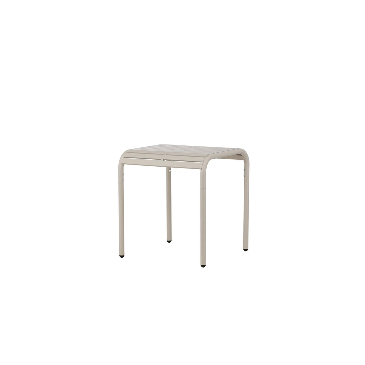 Gartentisch Borneo 70x70cm aus Metall - Beige-Esstische Outdoor-Venture Home-le canapé