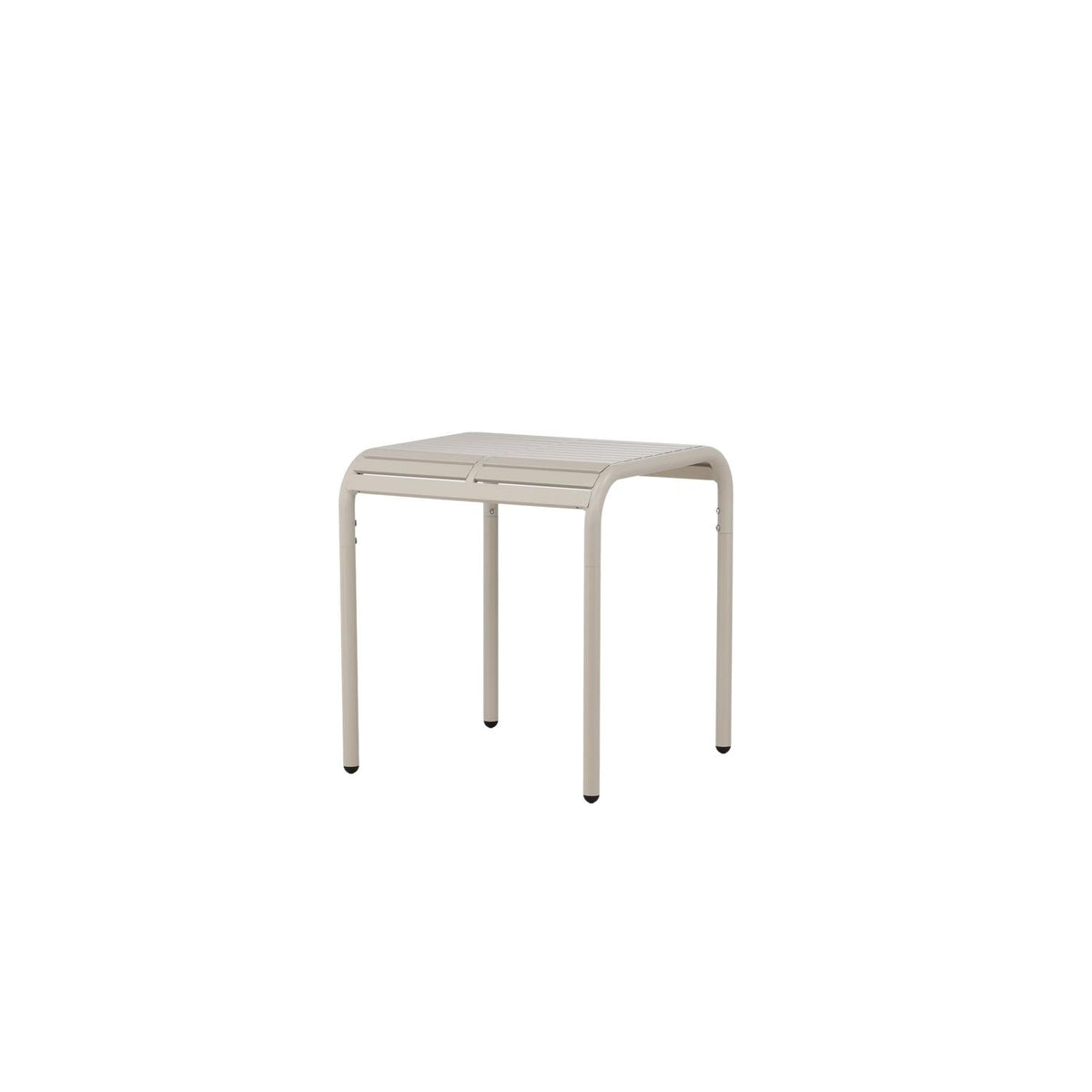 Gartentisch Borneo 70x70cm aus Metall - Beige-Esstische Outdoor-Venture Home-le canapé