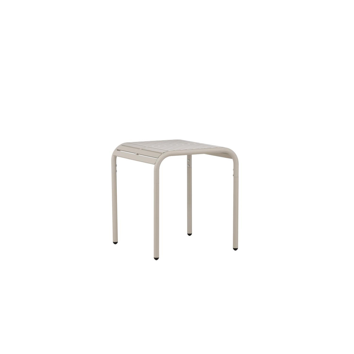 Gartentisch Borneo 70x70cm aus Metall - Beige-Esstische Outdoor-Venture Home-le canapé