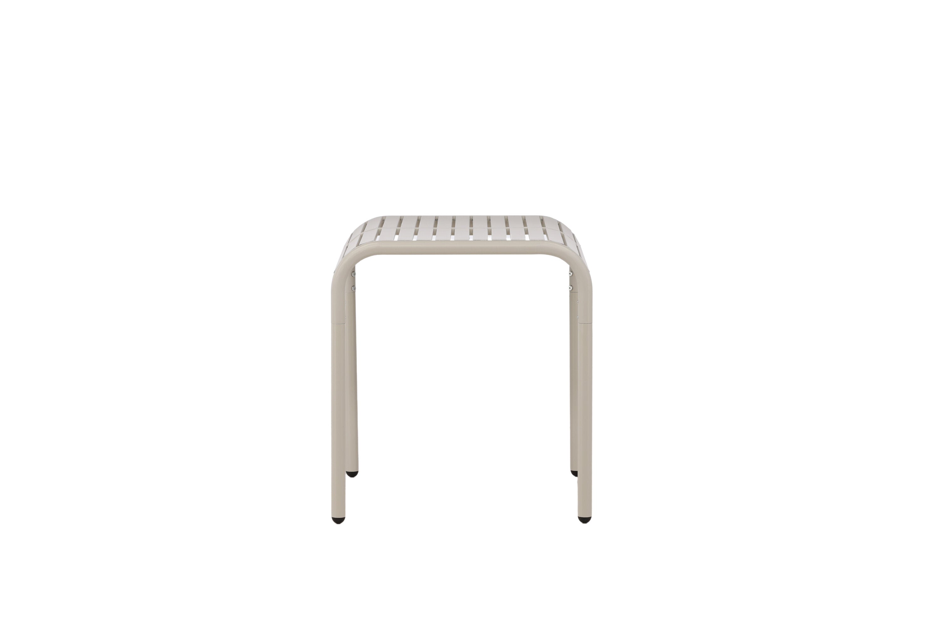 Gartentisch Borneo 70x70cm aus Metall - Beige-Esstische Outdoor-Venture Home-le canapé