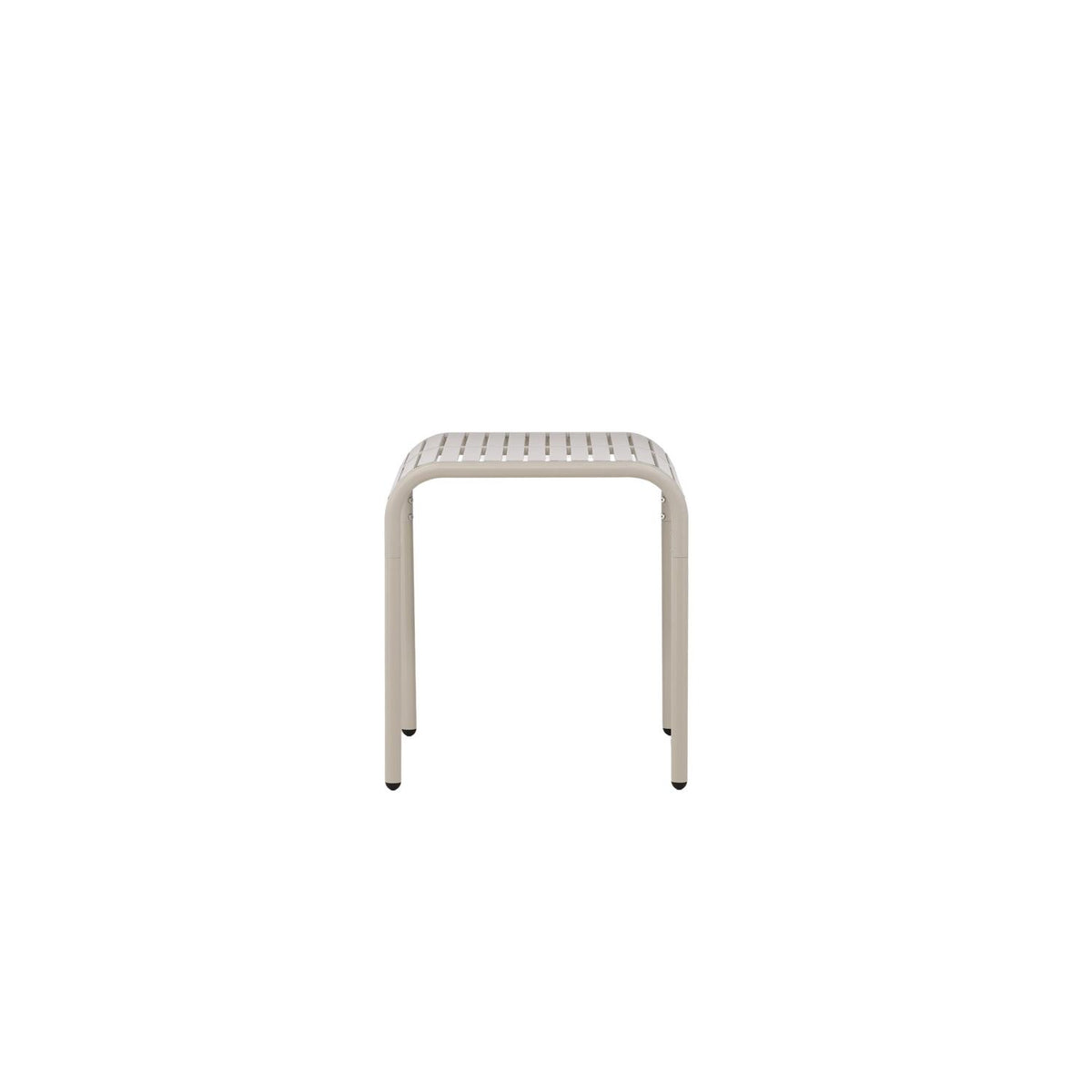 Gartentisch Borneo 70x70cm aus Metall - Beige-Esstische Outdoor-Venture Home-le canapé