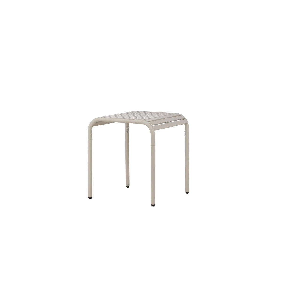 Gartentisch Borneo 70x70cm aus Metall - Beige-Esstische Outdoor-Venture Home-le canapé