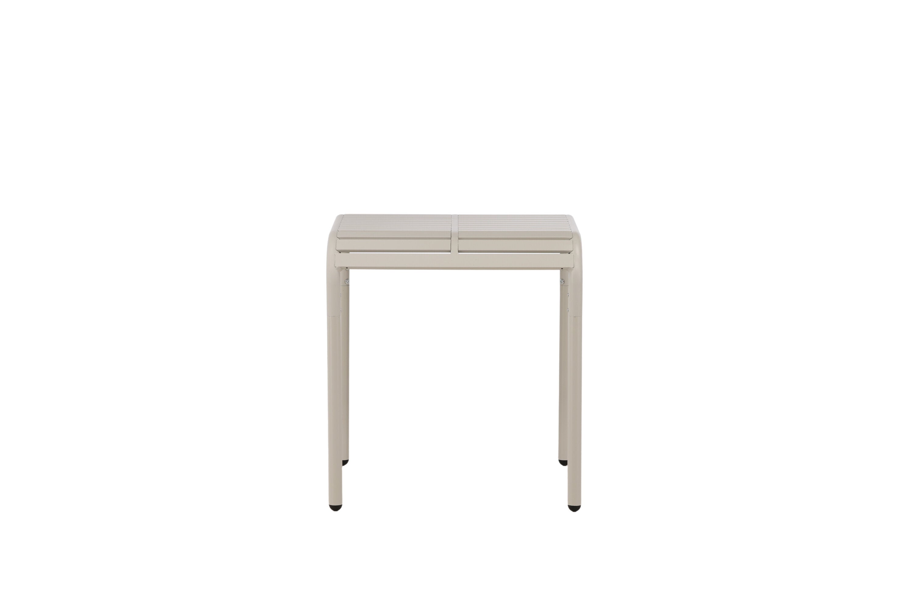Gartentisch Borneo 70x70cm aus Metall - Beige-Esstische Outdoor-Venture Home-le canapé