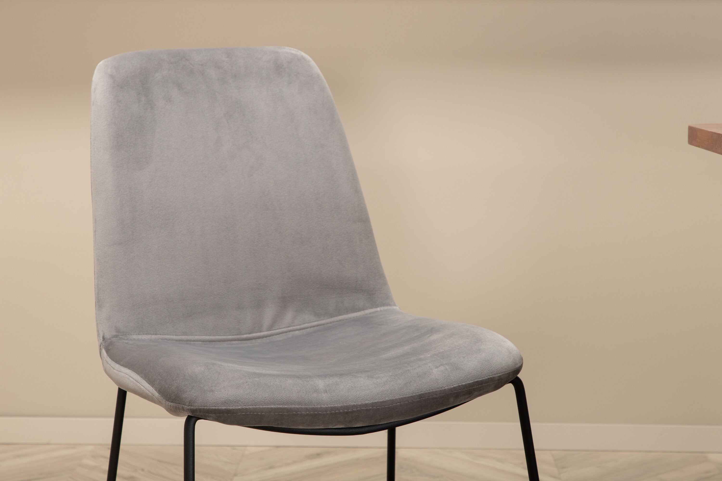 Essgruppe Esstisch Uno 200 x 90 mit Stühlen Muce - Grau - Venture Home - le canapé