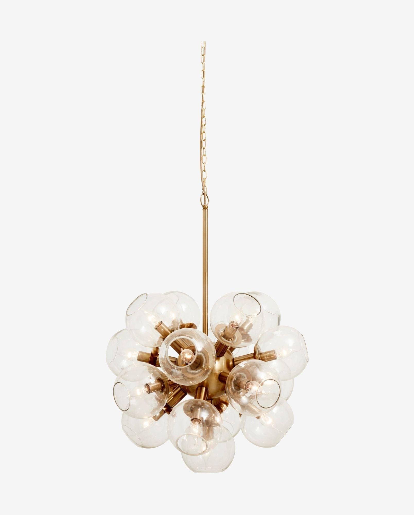 Hängelampe ATOMIC 17 Lichter – goldenes Finish-Hängelampe-Nordal A/S-le canapé