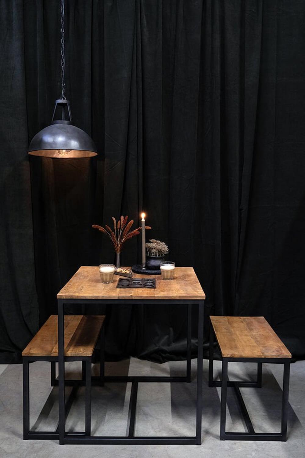 Hängelampe Dawn - Matt Grau-Hängelampen-Trademark Living-le canapé