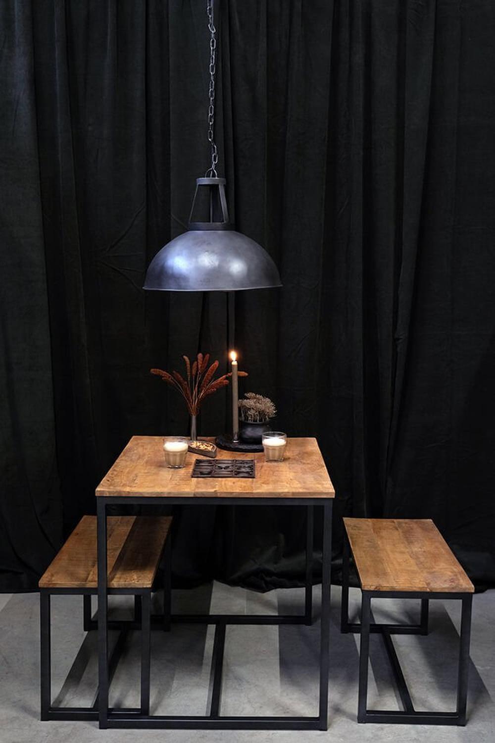 Hängelampe Dawn - Matt Grau-Hängelampen-Trademark Living-le canapé