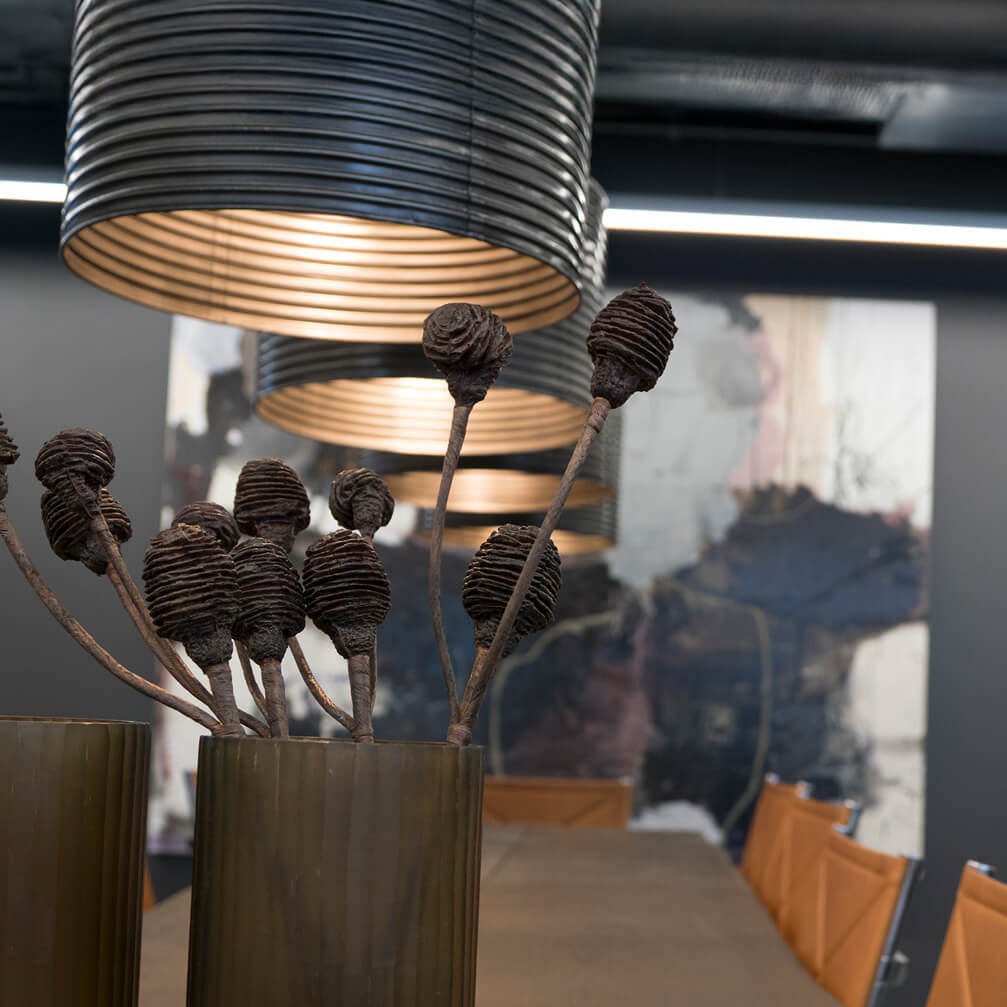 Hängelampe Malabar aus Eisen mit Rillen-Hängelampen-Trademark Living-le canapé