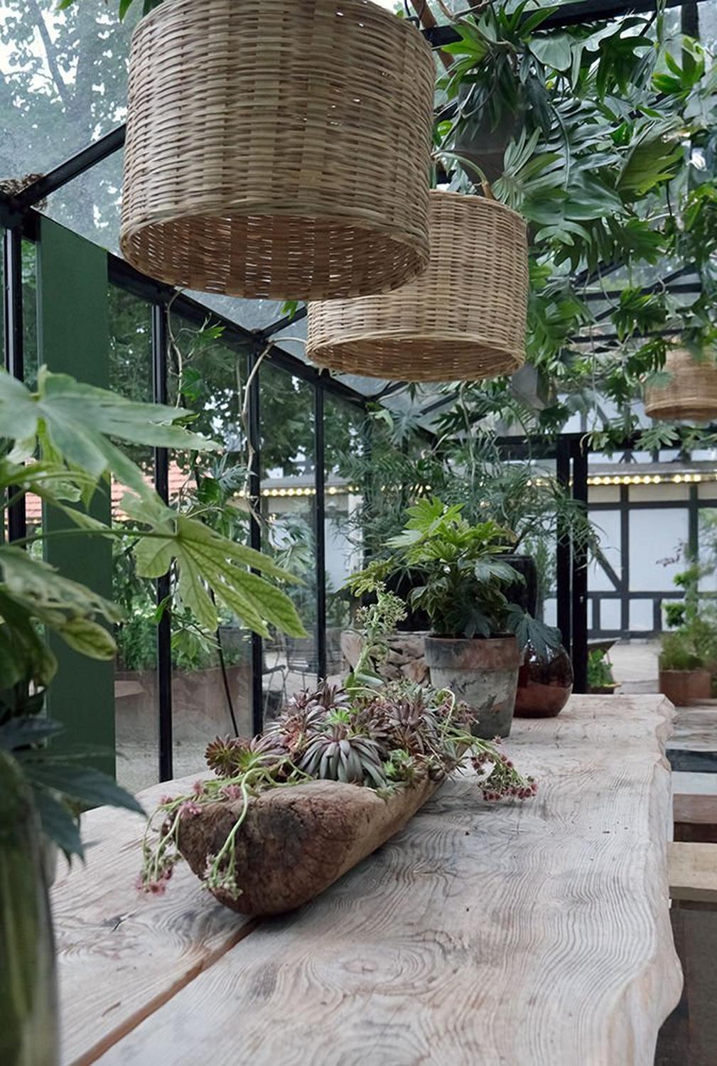 Hängelampe Natura aus Bambus-Hängelampe-Trademark Living-le canapé