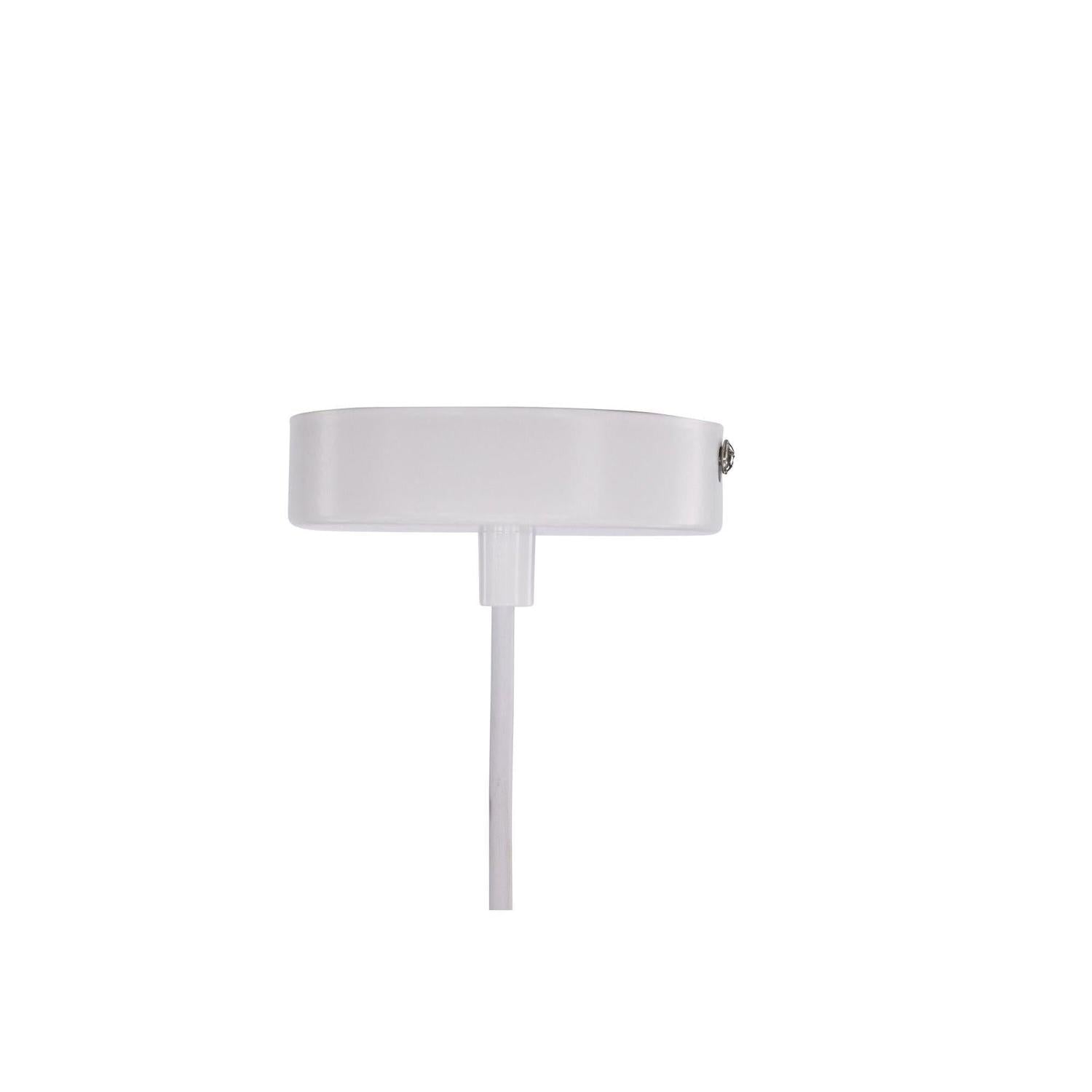 Hängelampe Nicola groß - Kunstfedern Weiß-Hängelampe-Venture Home-le canapé