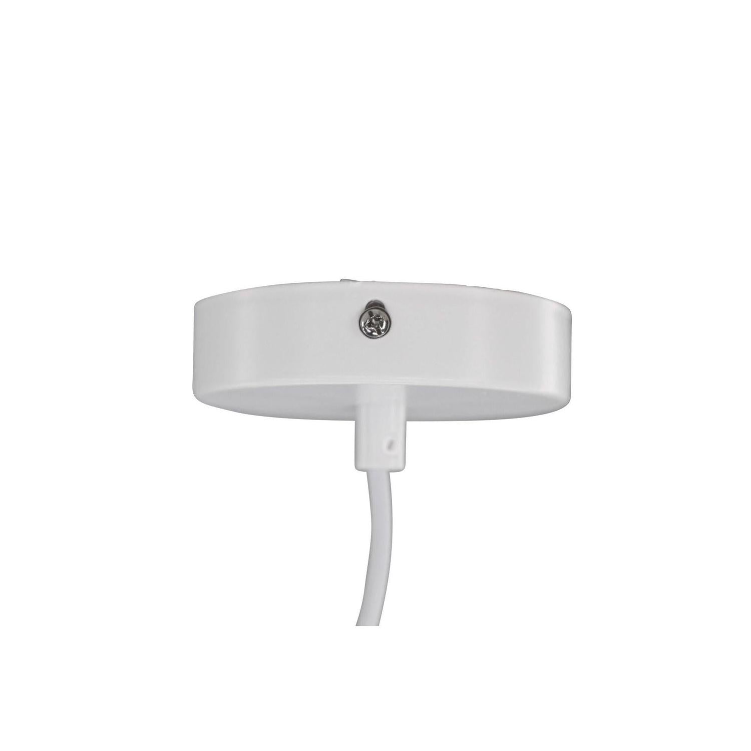 Hängelampe Nicola mittel - Kunstfedern Weiß-Hängelampe-Venture Home-le canapé