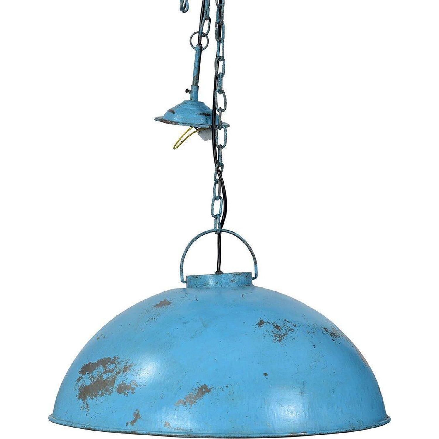 Hängelampe Thormann - Antikblau-Hängelampen-Trademark Living-le canapé