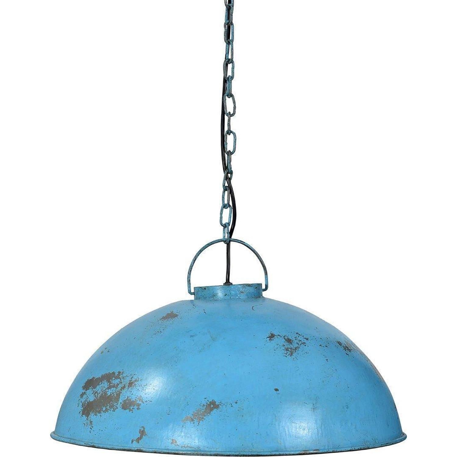 Hängelampe Thormann - Antikblau-Hängelampen-Trademark Living-le canapé