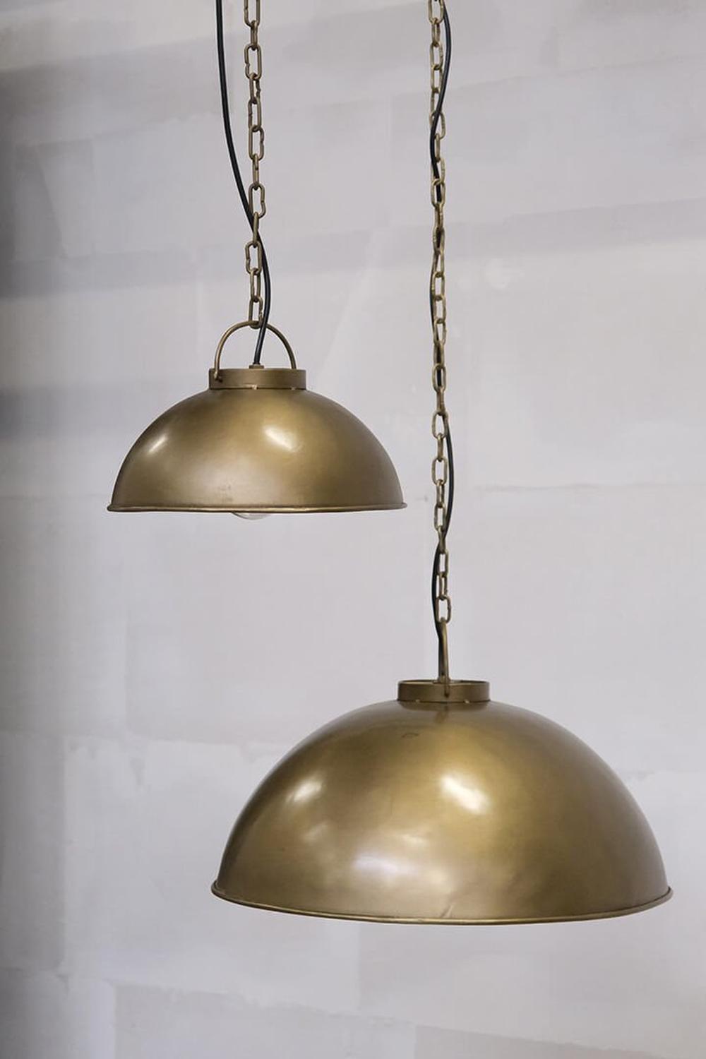 Hängelampe Thormann - Antikmessing-Hängelampen-Trademark Living-le canapé