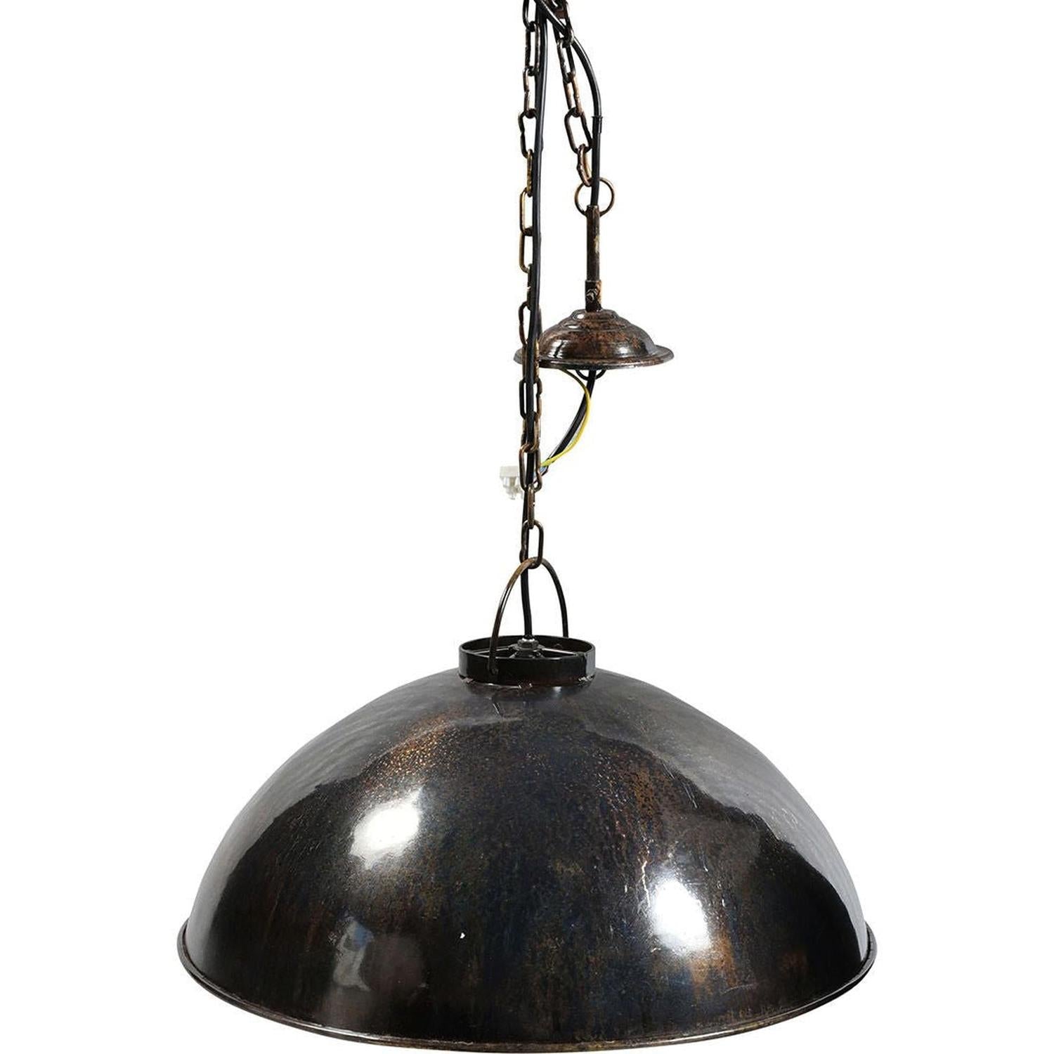 Hängelampe Thormann - Dunkelblau marmoriert-Hängelampe-Trademark Living-le canapé