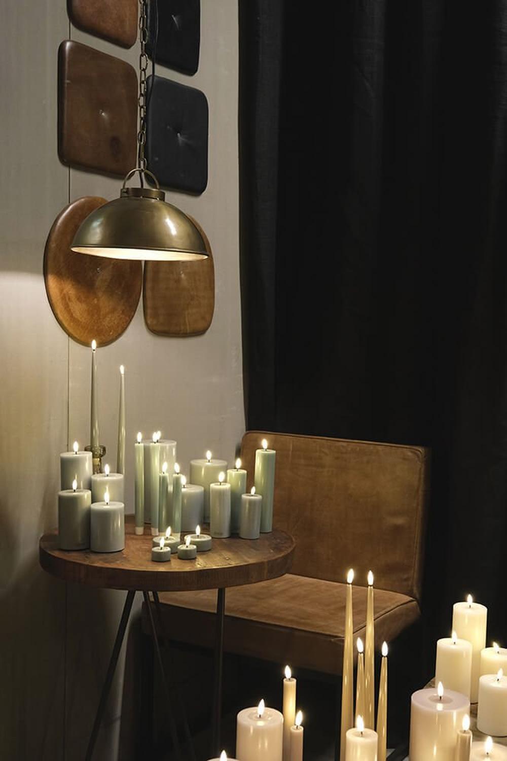 Hängelampe Thormann klein - Antikmessing-Hängelampe-Trademark Living-le canapé