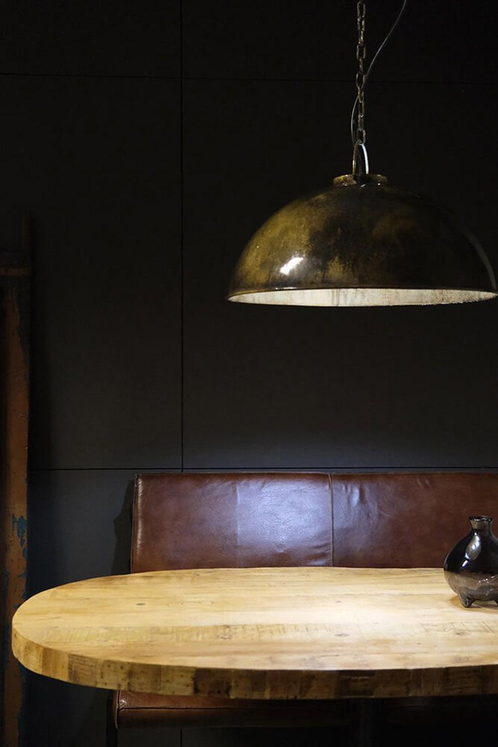 Hängelampe Thormann - Metallmarmoriert-Hängelampe-Trademark Living-le canapé