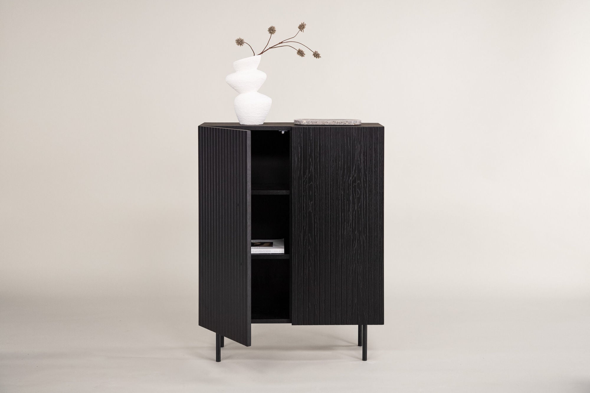 Highboard Björkön - Schwarz-Highboards-Vind-le canapé