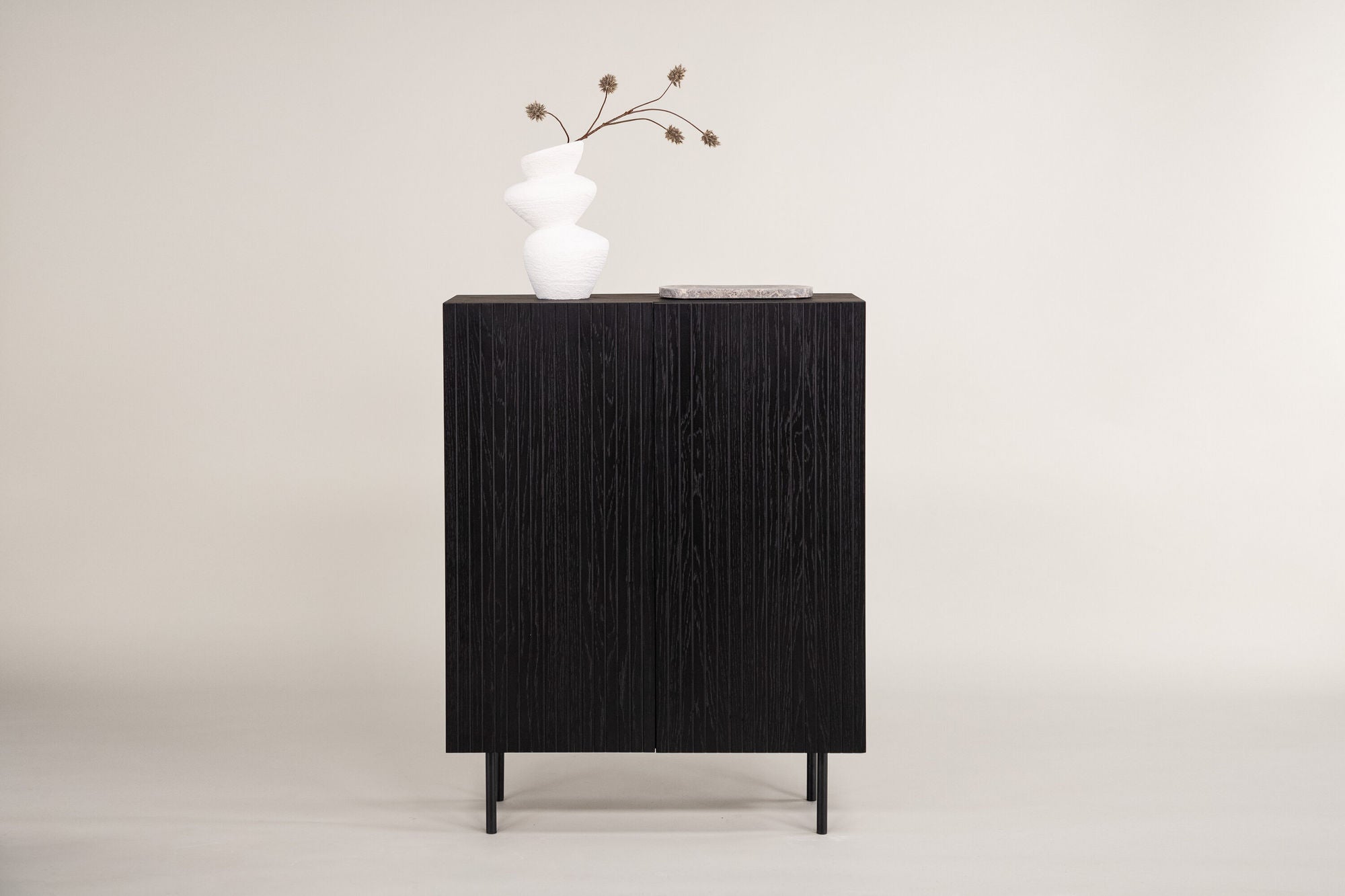 Highboard Björkön - Schwarz-Vind-le canapé