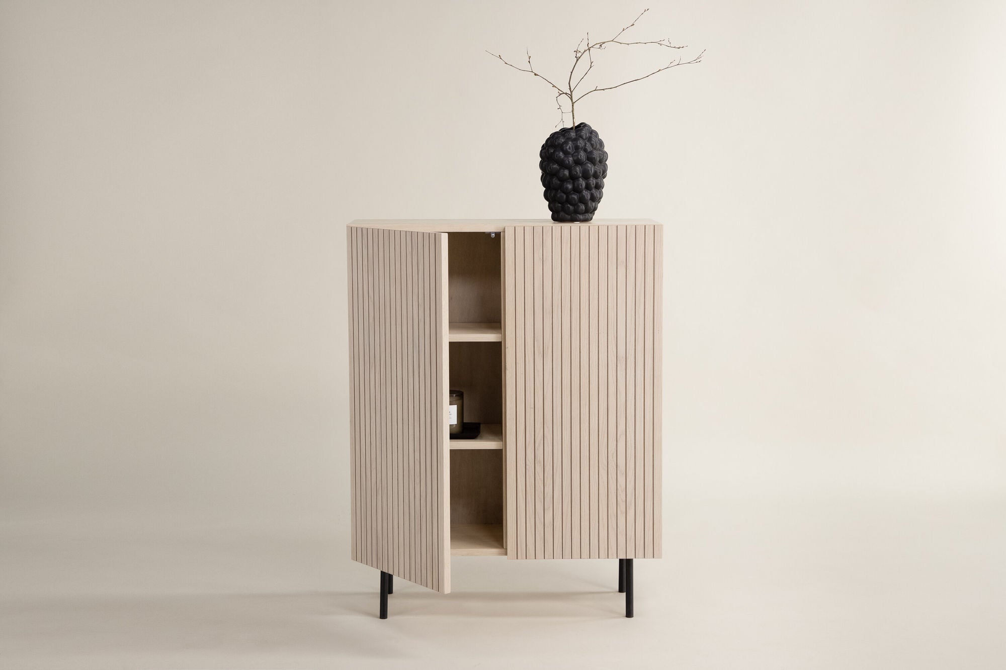 Highboard Björkön - Weiß-Highboards-Vind-le canapé