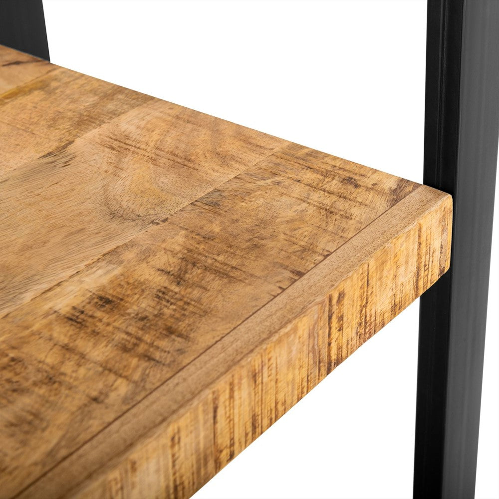 Highboard Britt offen aus Mangoholz 200cm - Hellbraun-Highboards-Benoa-le canapé