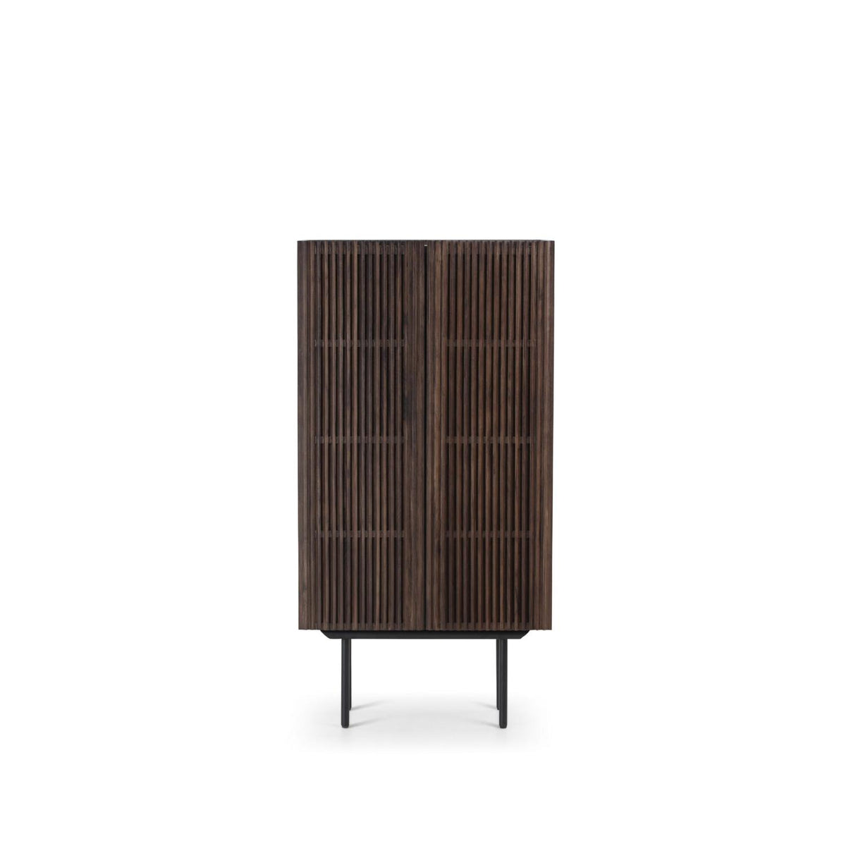 Highboard Louvre 145cm - Dunkelbraun-Highboards-Njordec-le canapé