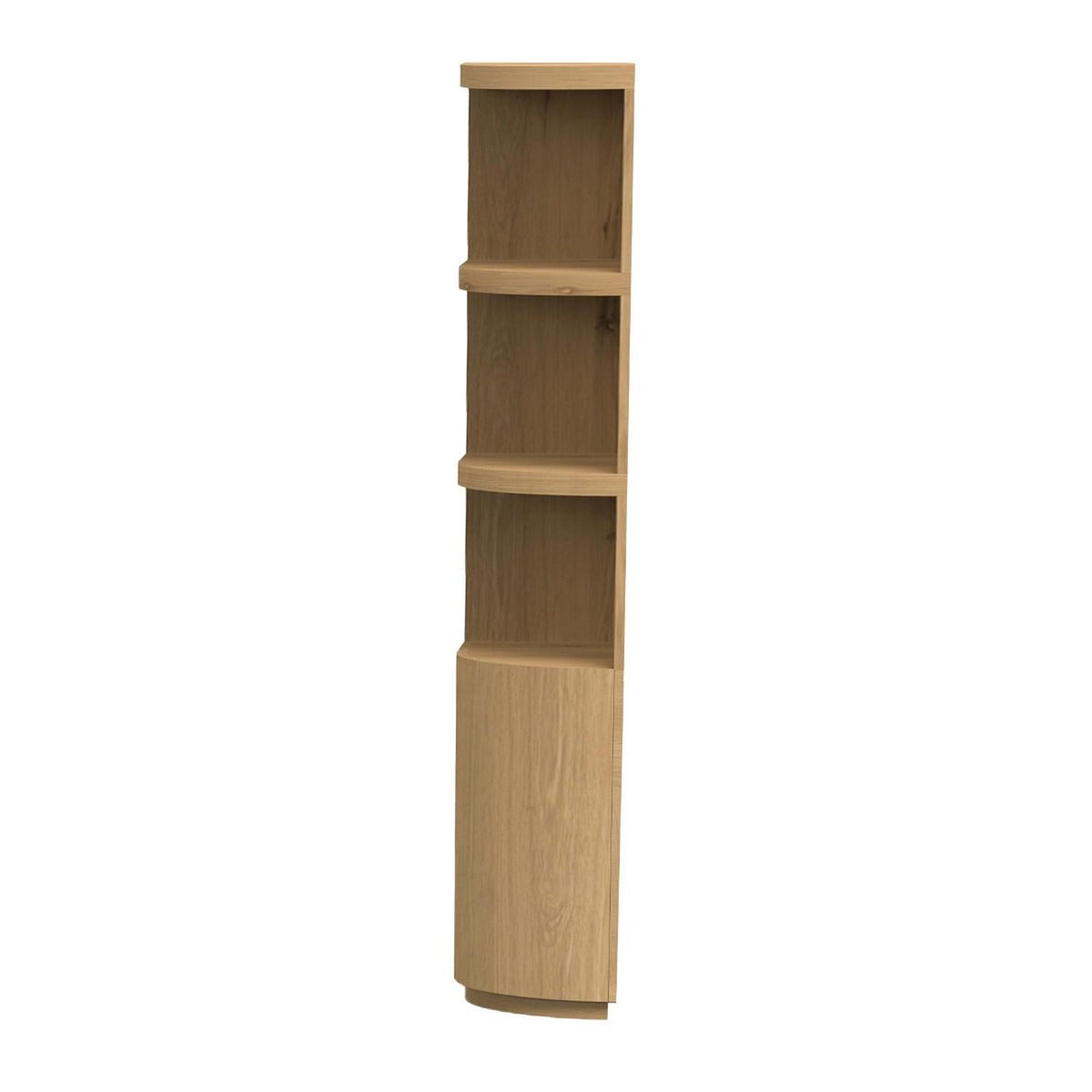 Highboard Novero 220cm - Hellbraun-Highboards-Livingfurn-le canapé