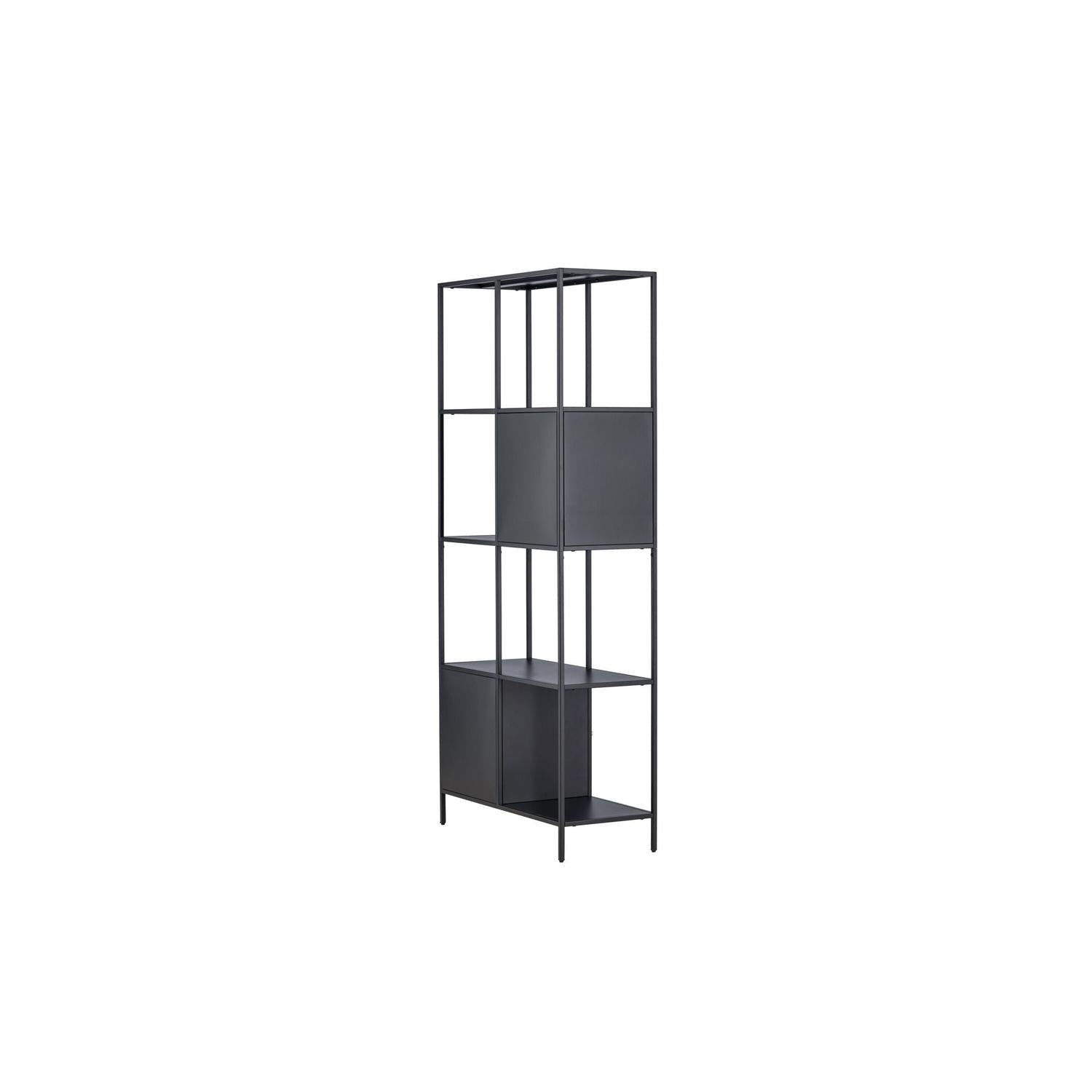 Highboard Porto Seguro 180cm - Schwarz-Highboards-Venture Home-le canapé