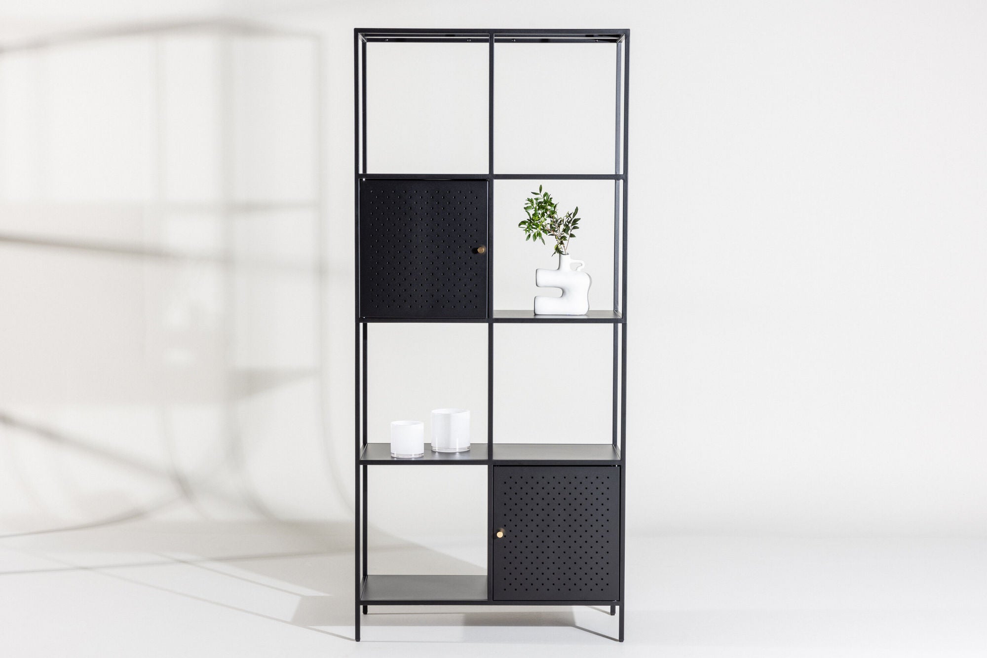 Highboard Porto Seguro 180cm - Schwarz-Highboards-Venture Home-le canapé