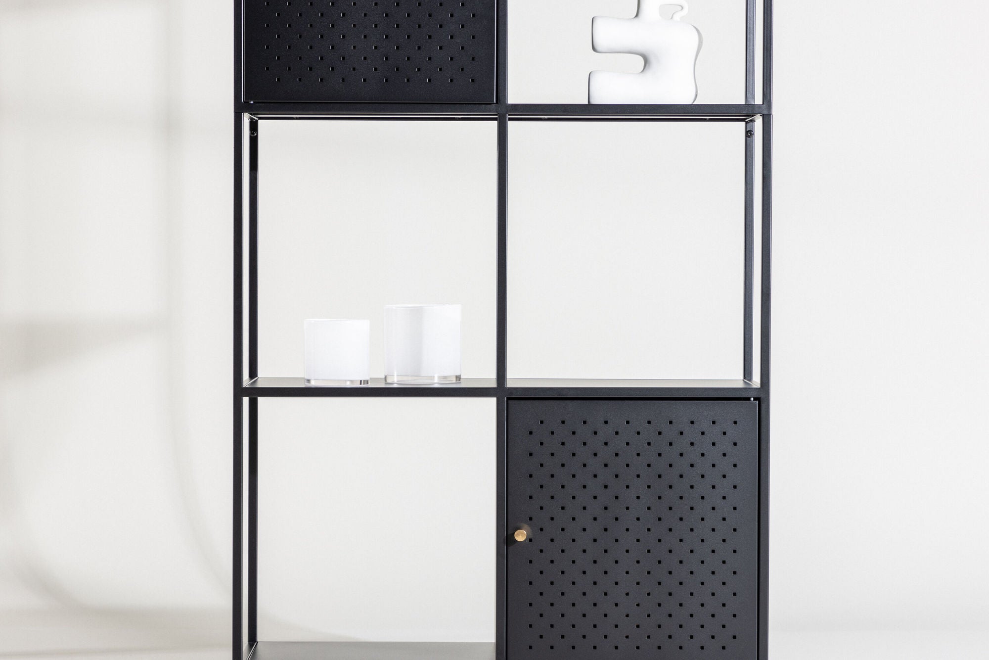 Highboard Porto Seguro 180cm - Schwarz-Highboards-Venture Home-le canapé
