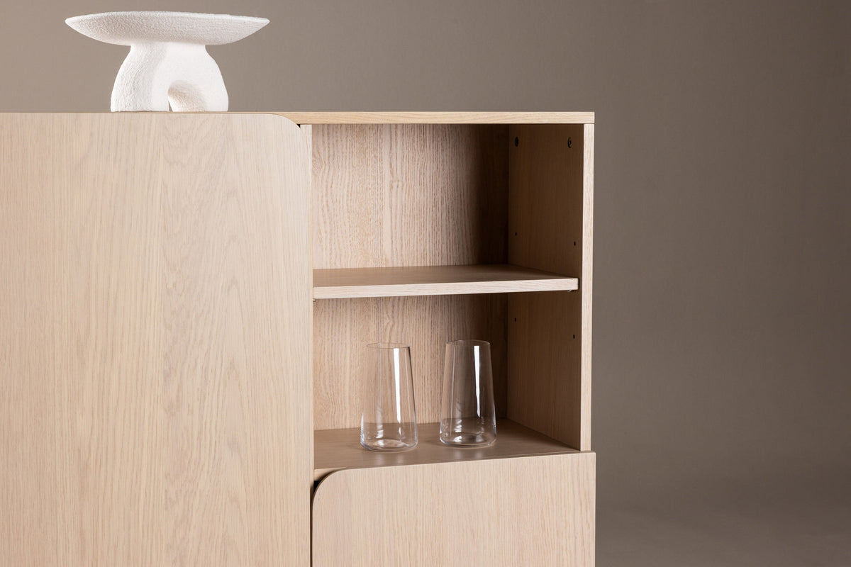 Highboard Tyresö 110cm - Cremeweiß-Highboards-Vind-le canapé