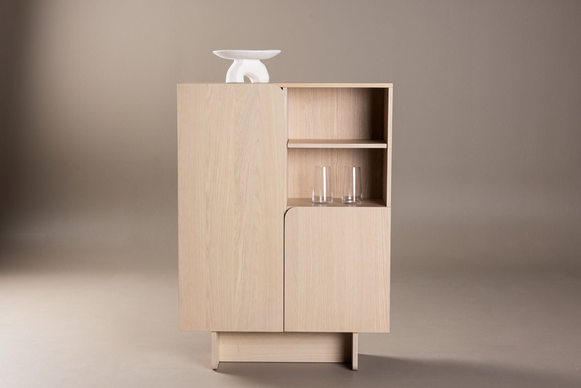 Highboard Tyresö - Cremeweiß-Highboards-Vind-le canapé