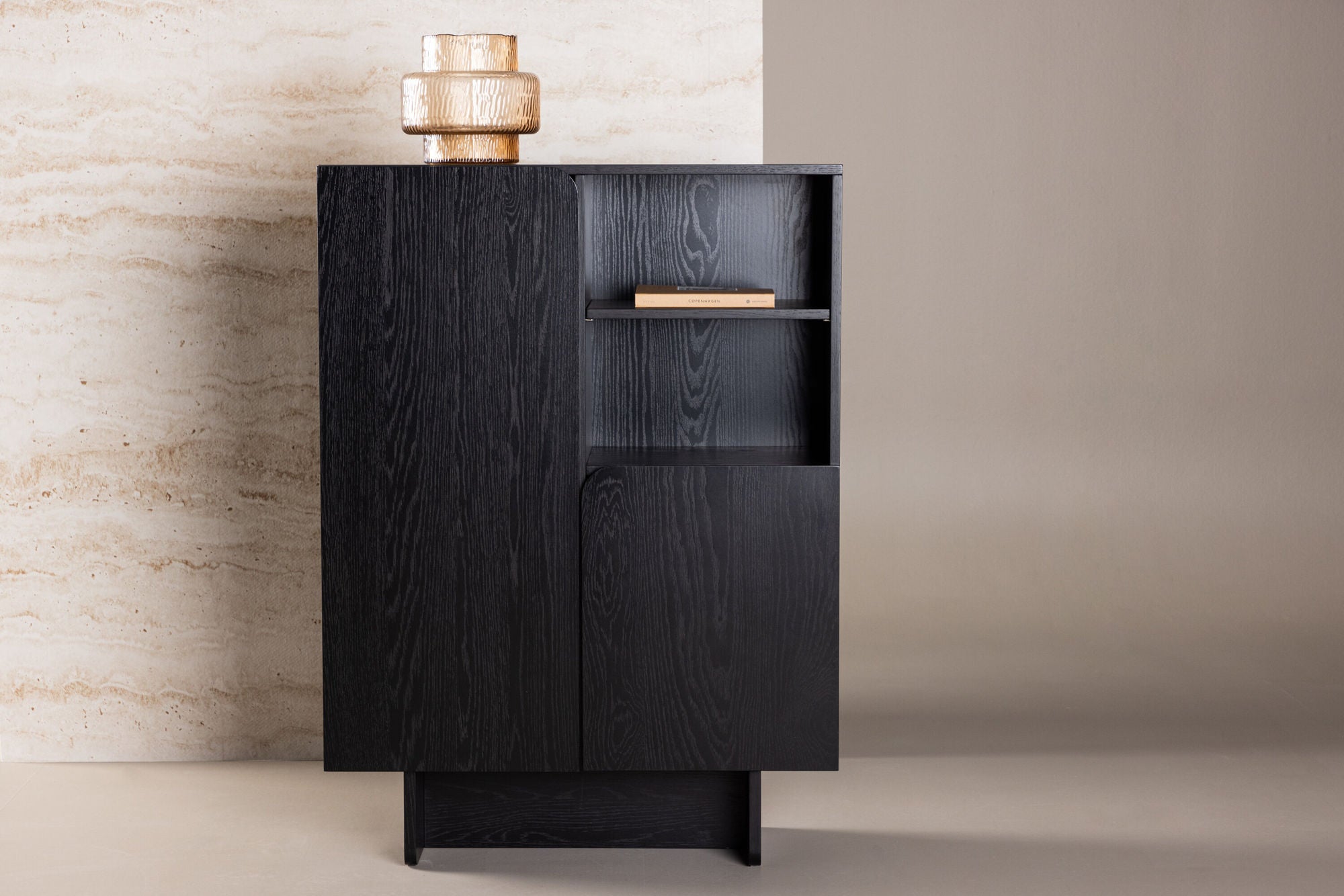 Highboard Tyresö - Schwarz-Highboards-Vind-le canapé