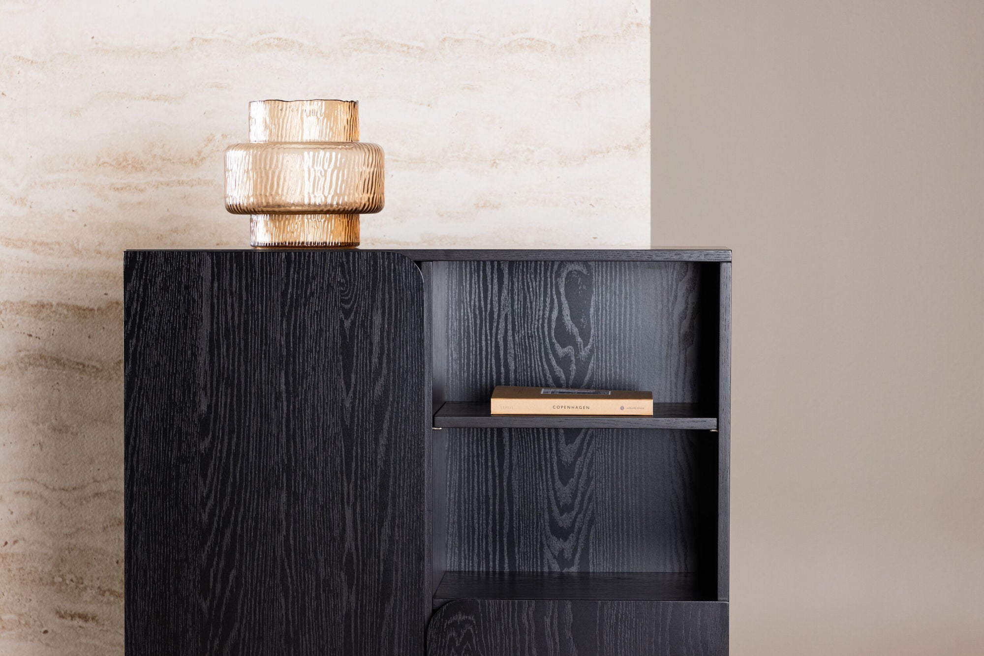 Highboard Tyresö - Schwarz-Highboards-Vind-le canapé