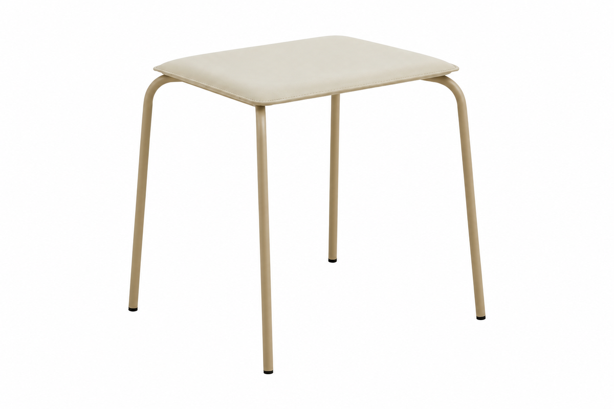 Hocker ESA mit Kunstledersitz - Beige-Hocker-Nordal A/S-le canapé