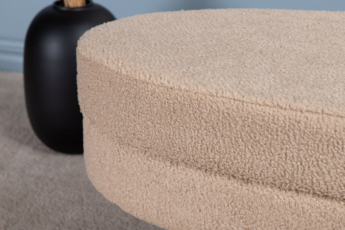 Hocker Otto - Beige-Poufs-Venture Home-le canapé